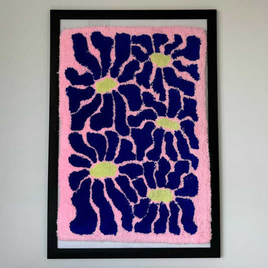 Flower Power tufted frame