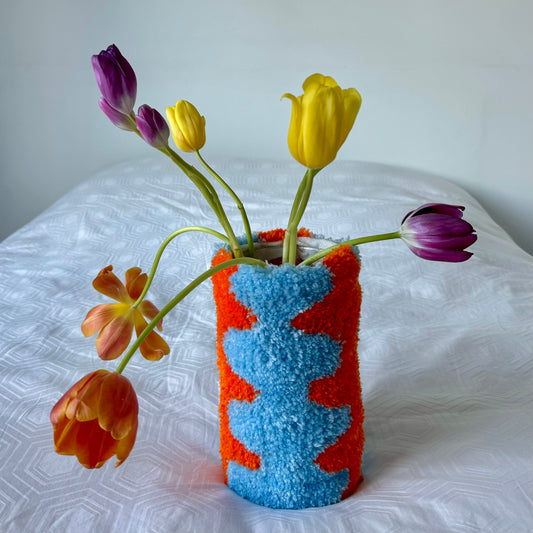 Tufted 70’s vase