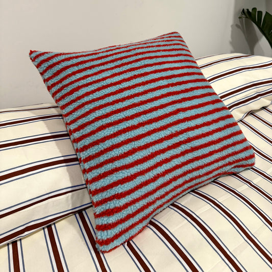 Soft striped pillow case