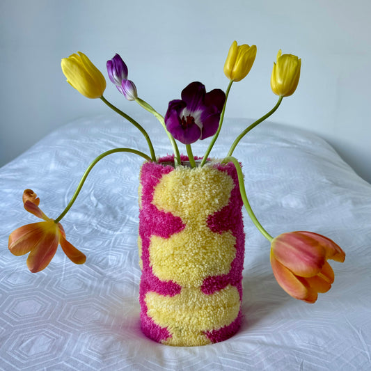 Tufted 70’s vase