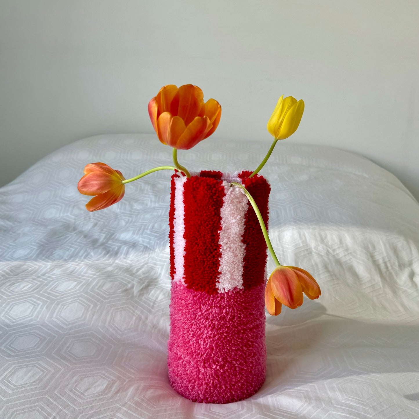 Tufted Milo vase