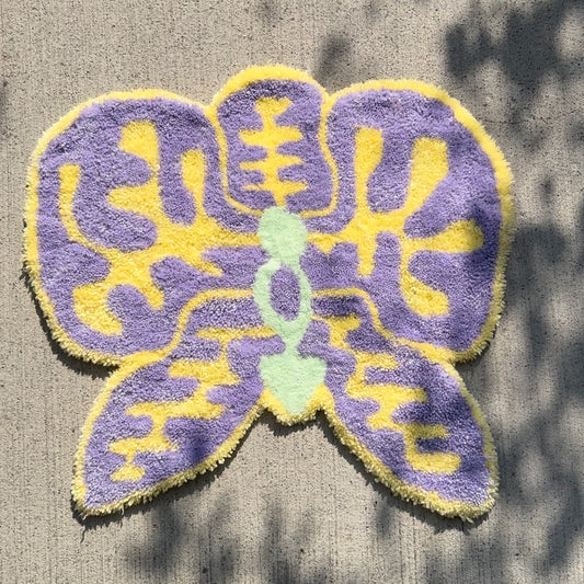 Orchid rug purple